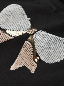 NAME IT Bluse Pailletter Sorik Black